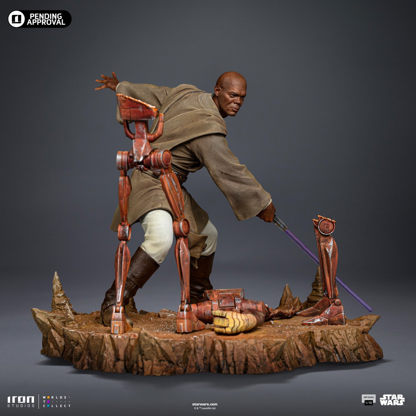 Mace Windu Statue - Star Wars - Art Scale 1/10 - Iron Studios