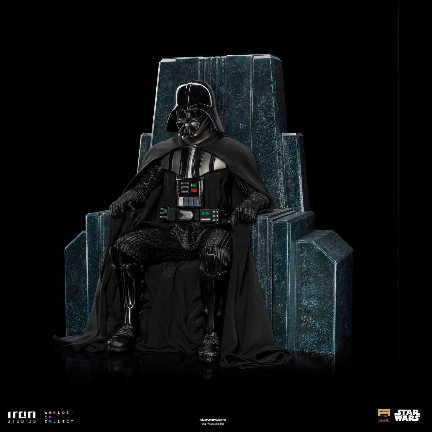 Darth Vader on Throne Statue - Star Wars: Obi-Wan Kenobi Series - Art Scale 1/10 - Iron Studios