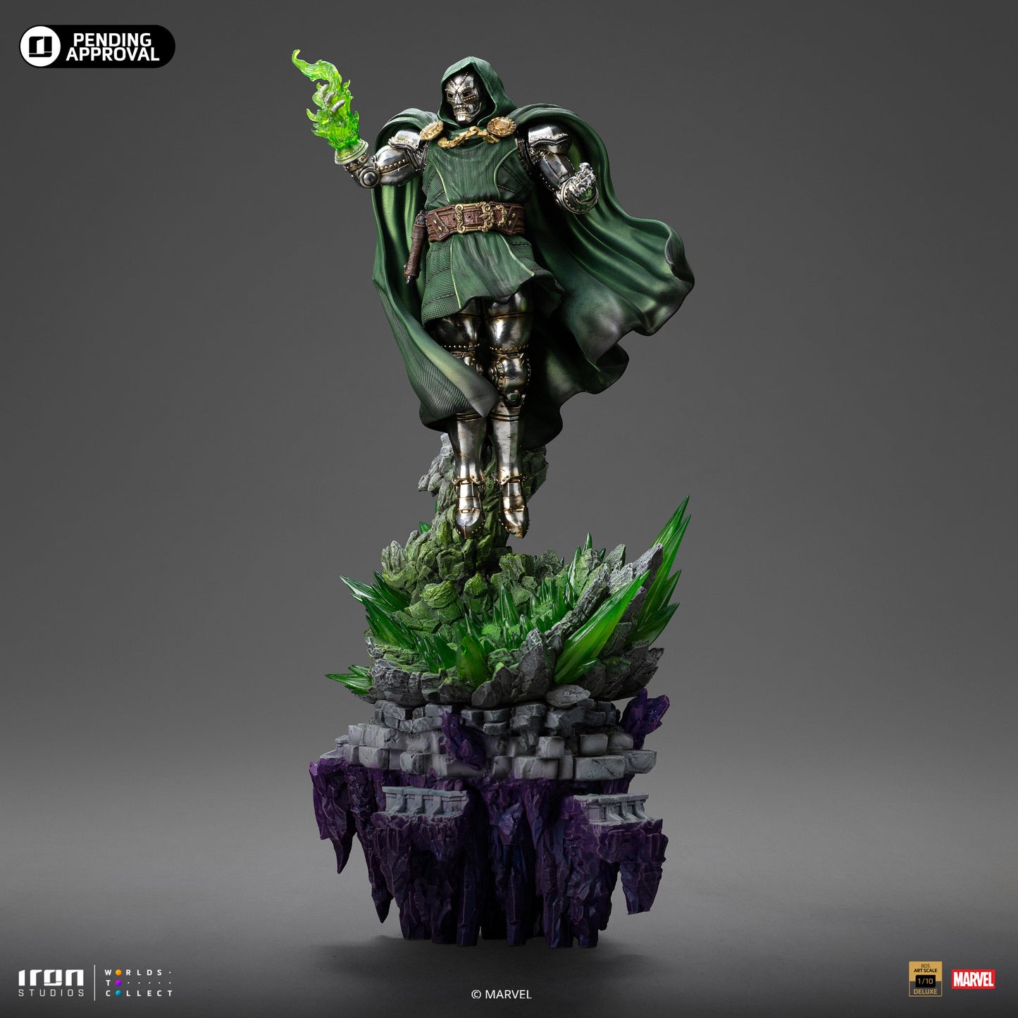 Doctor Doom Deluxe Statue - Infinity Gauntlet Diorama - BDS Art Scale 1/10 - Iron Studios