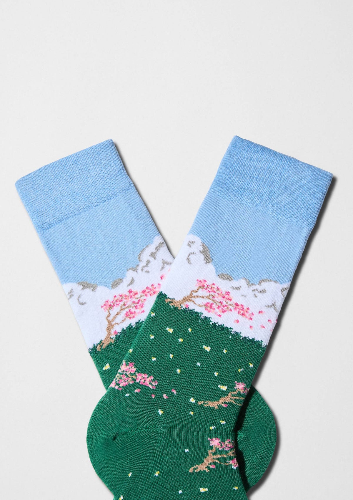 BeJapan Sakura - Chaussettes 100 % coton biologique