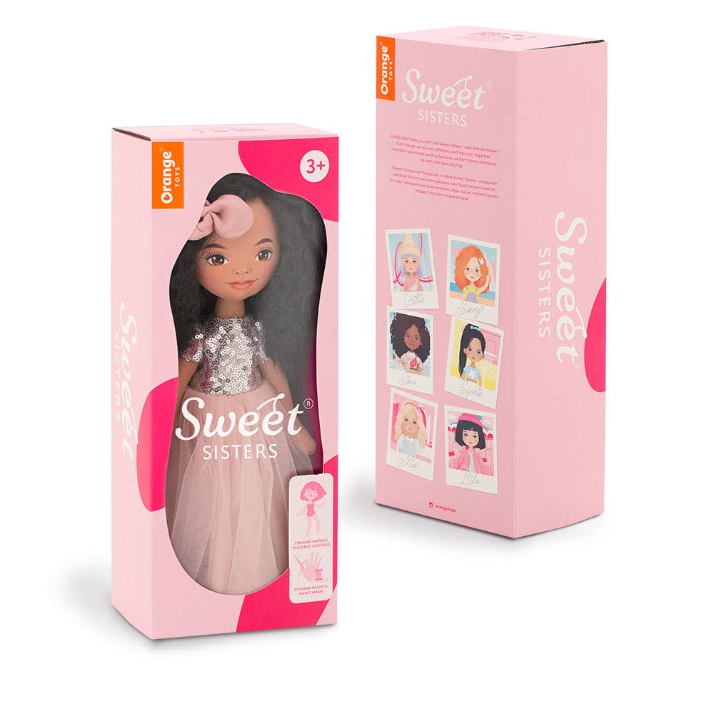 Tina doll in pink sequined dress - 32 cm