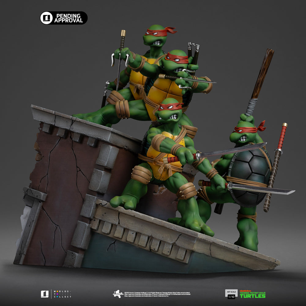 TMNT 1st Cover Set Statue - Teenage Mutant Ninja Turtles - Art Scale 1/10 - Iron Studios