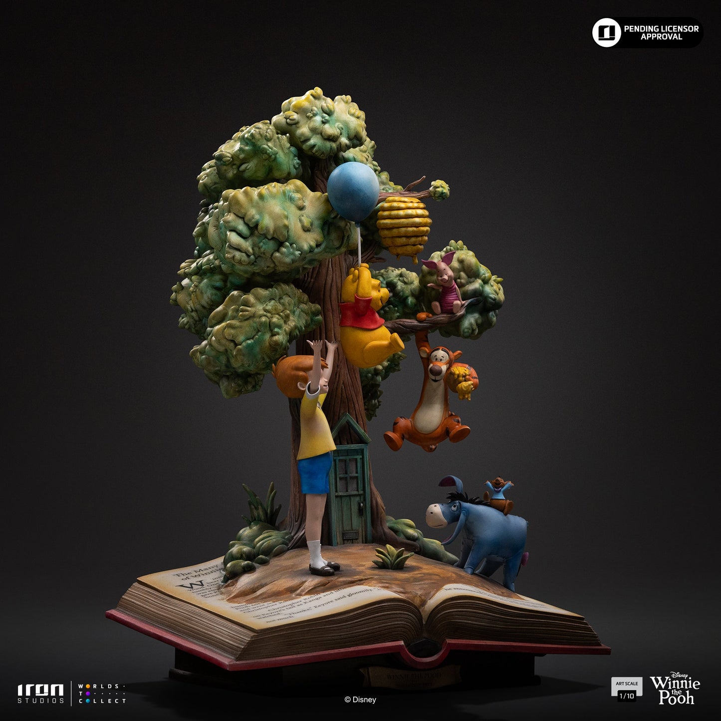 Pre-Order - Winnie the Pooh and Friends Statue (100th Anniversary) - Disney Classics - Deluxe Art Scale 1/10 - Iron Studios