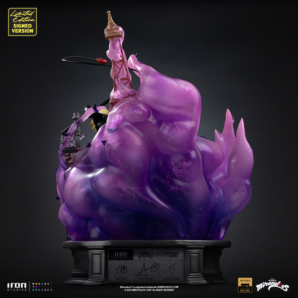 Statue Ladybug and Cat Noir - Miraculous 10th Anniversary Signed Edition - Deluxe Art Scale 1/10