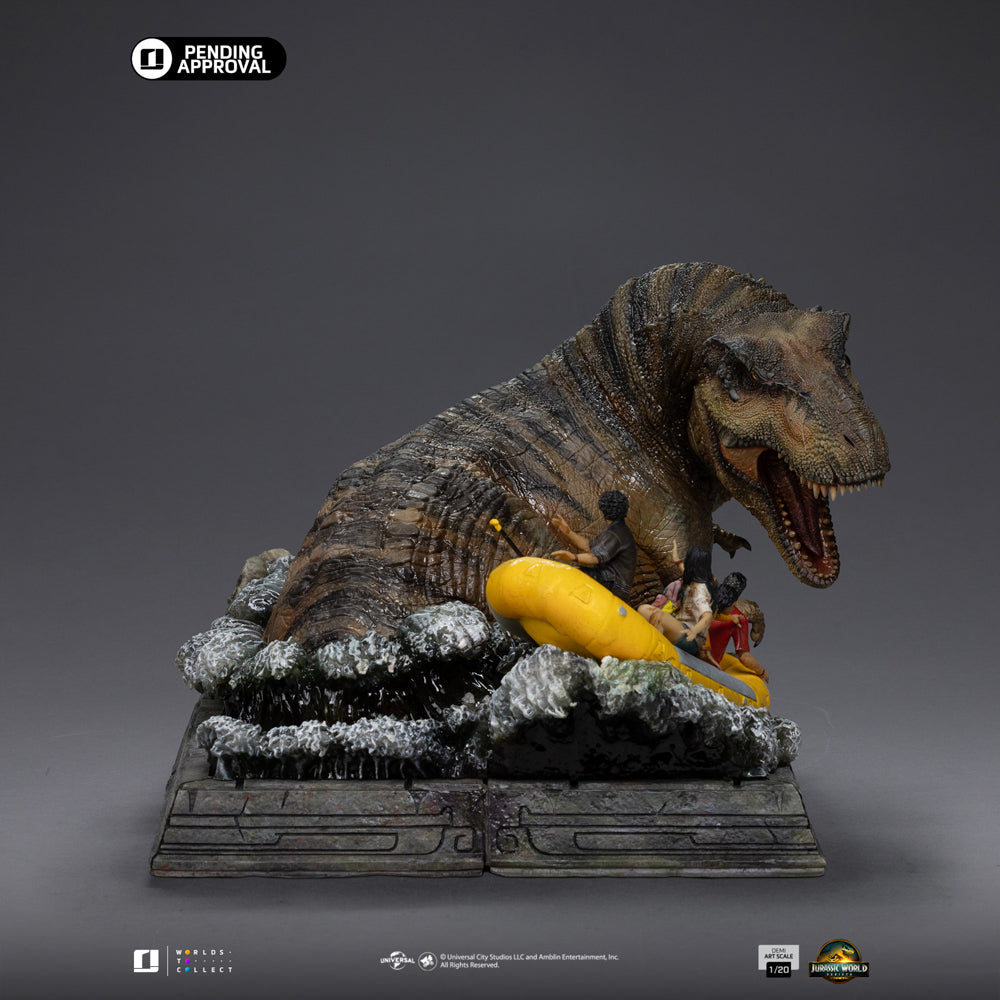 Pre-Order - T-Rex River Scene Statue - Jurassic World: Rebirth - Demi Art Scale 1/20 - Iron Studios