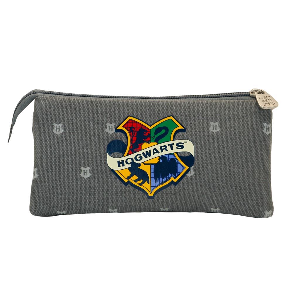 Trousse Triple HS Harry Potter « Greyly » – Gris