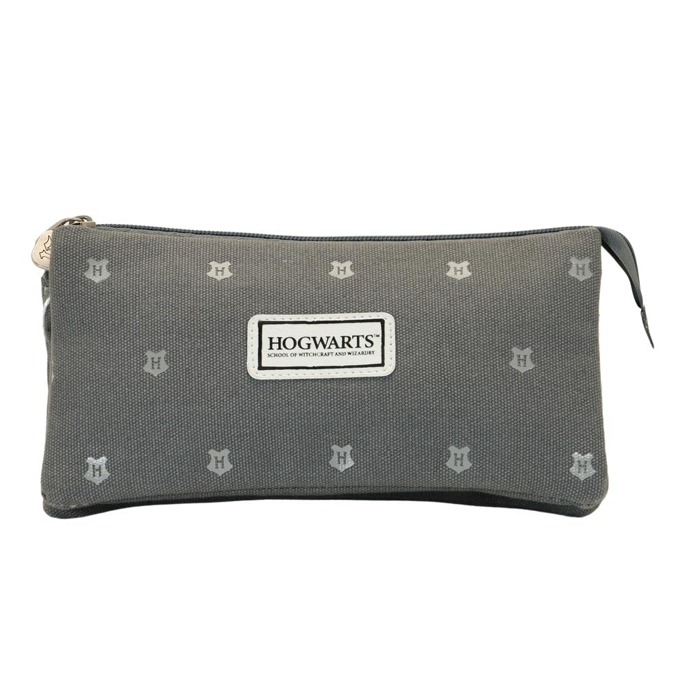Trousse Triple HS Harry Potter « Greyly » – Gris