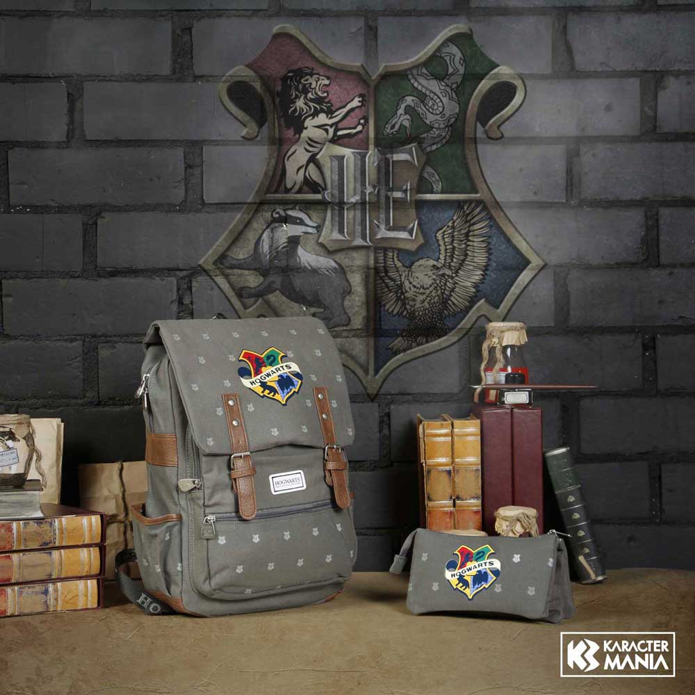 Trousse Triple HS Harry Potter « Greyly » – Gris