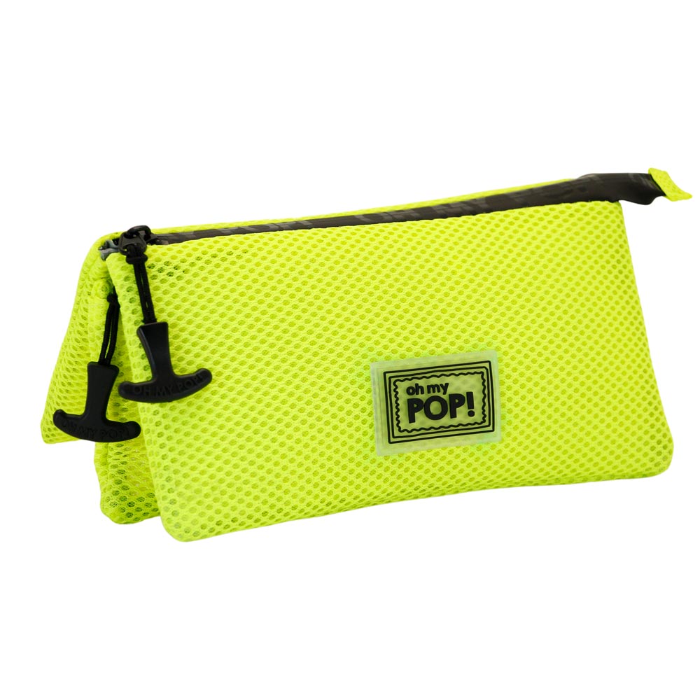 Trousse Triple Mesh Oh My Pop! « Yellow Neon »