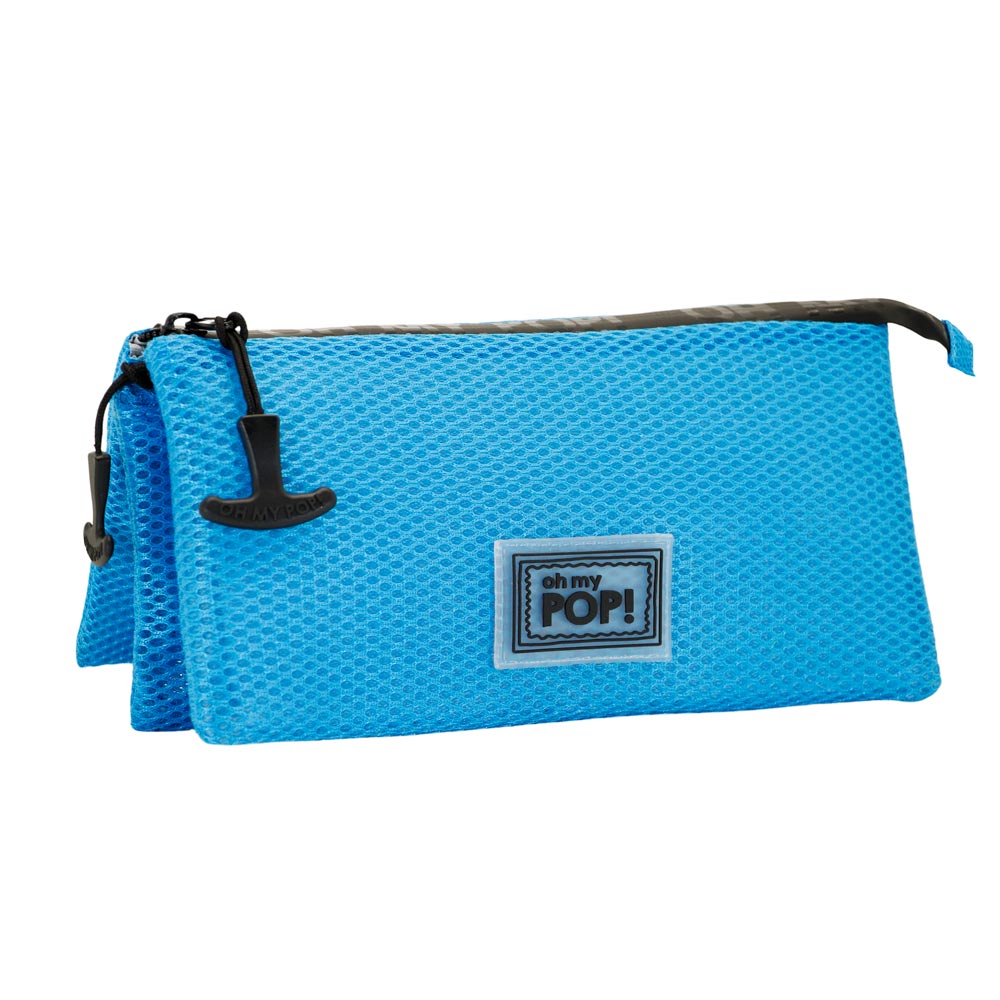 Trousse Triple Mesh Oh My Pop! « Cyan Neon »