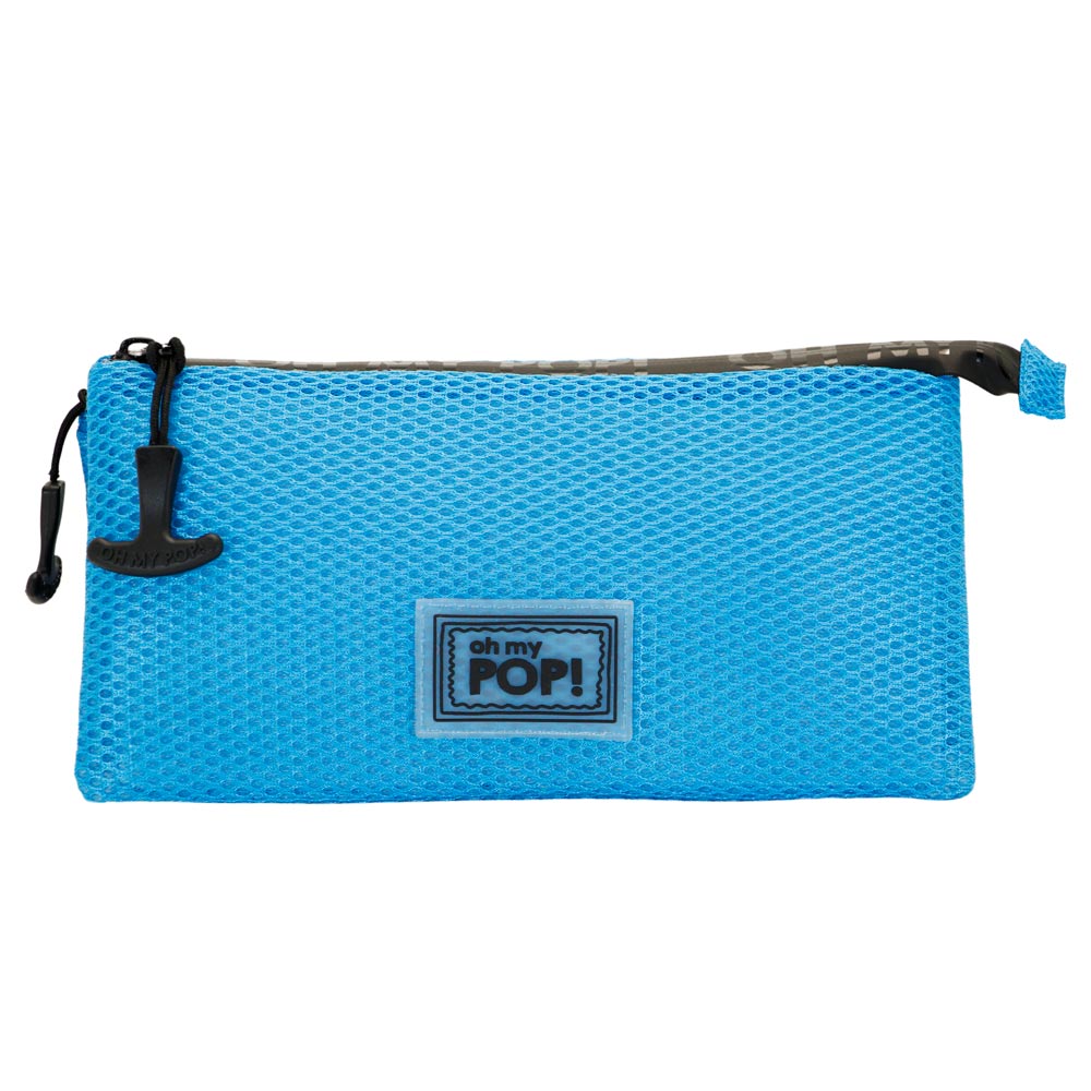 Trousse Triple Mesh Oh My Pop! « Cyan Neon »