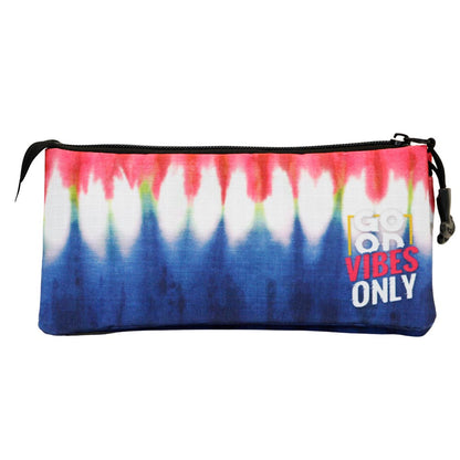Trousse Triple ECO Oh My Pop! « Good Vibes Denim »