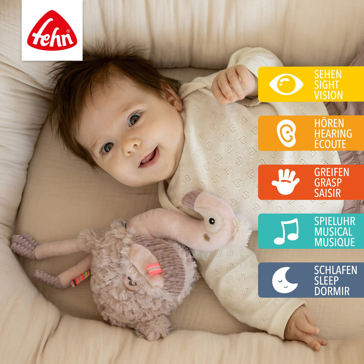 Einschlafhilfe Flamingo
