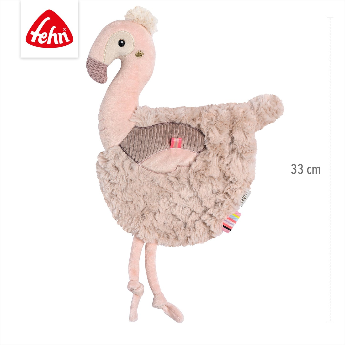 Cuddly comforter Flamingo