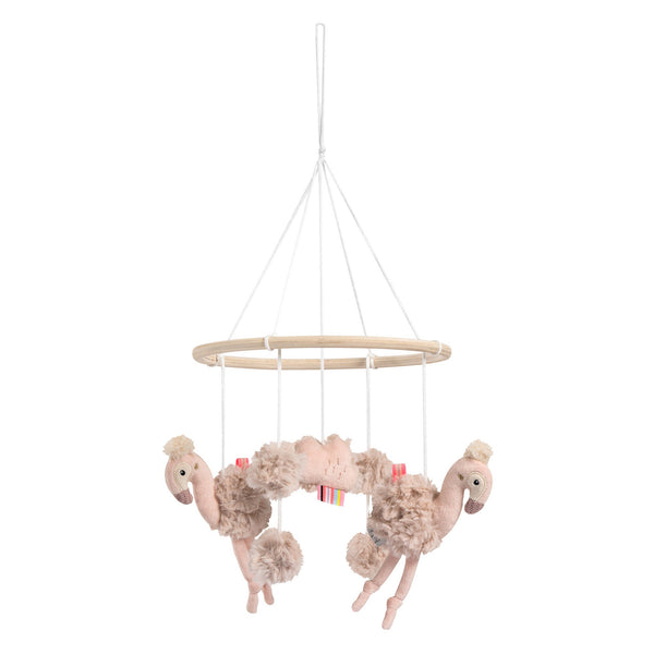 Wooden Flamingo Mobile