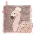 Coussin aux noyaux de cerise flamant rose