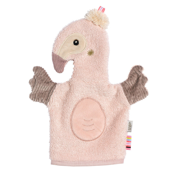 Waschhandschuh Flamingo