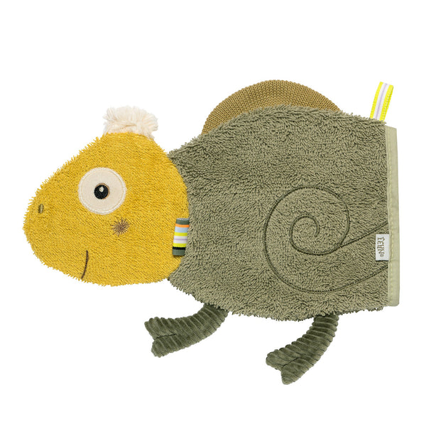 Waschhandschuh Chamäleon