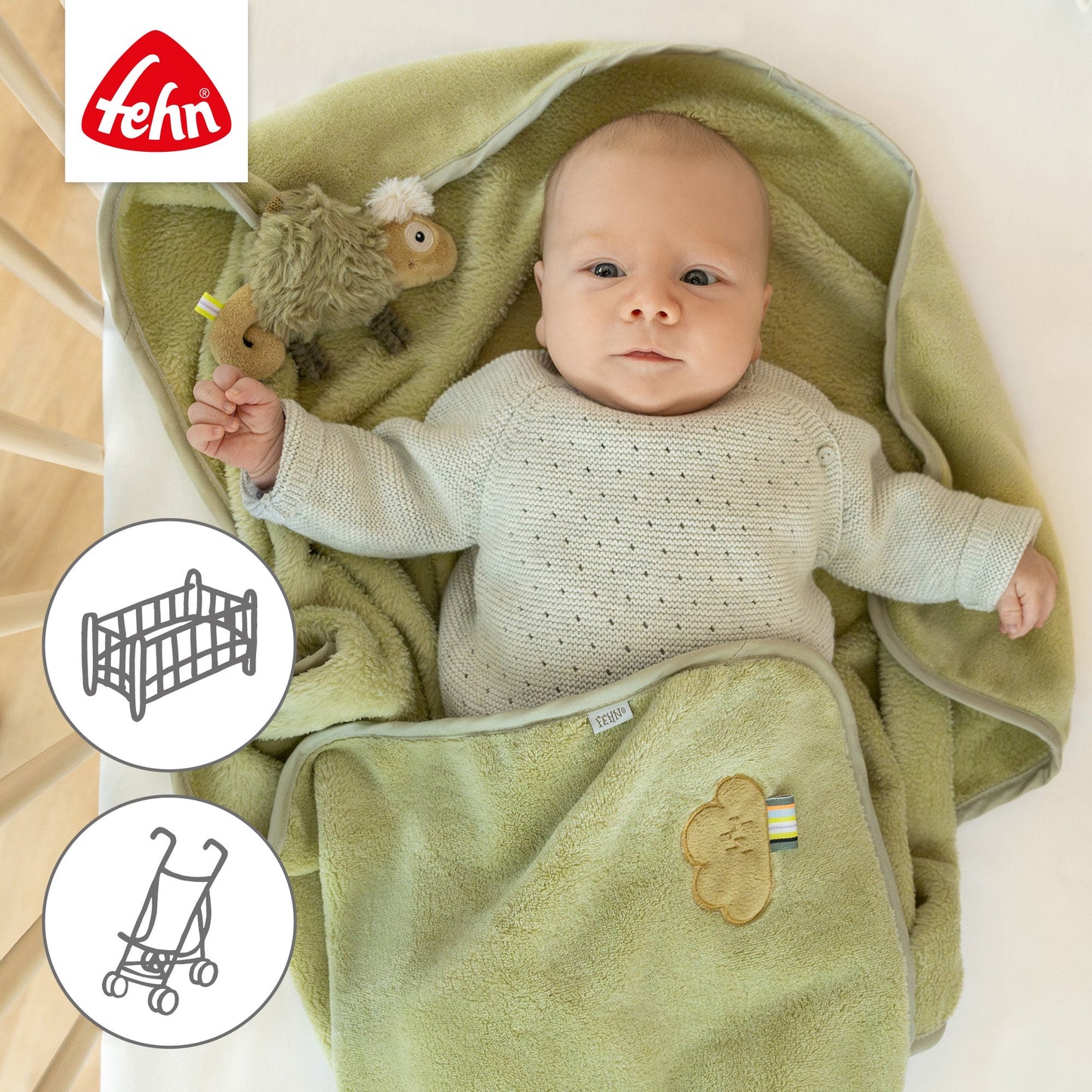 Kuscheldecke Chamäleon