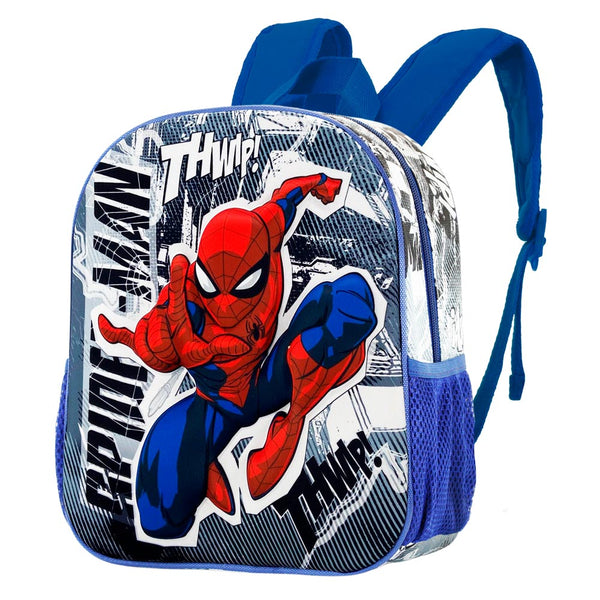 Sac à Dos 3D Petit Marvel Spider-Man « Jumping » – Gris