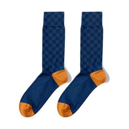 Blue Geometry Socks Pack 🔵🟦⚪