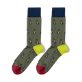Chaussettes Jungle Khaki Dino