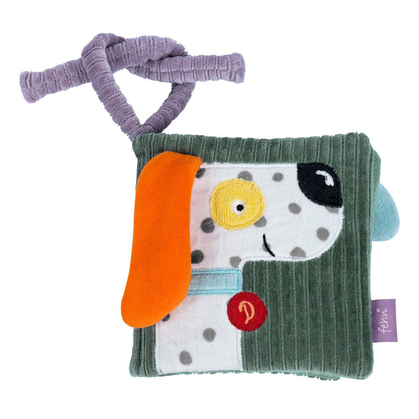 Fabric book dog