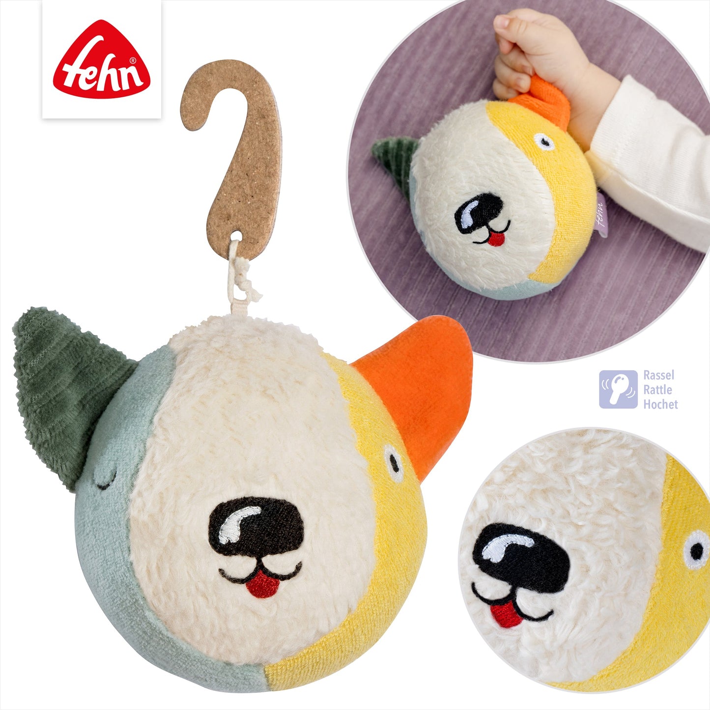 Fabric dog toy