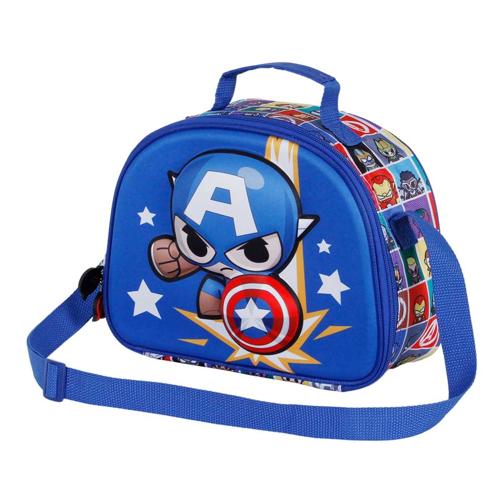 Sac Repas 3D Marvel Captain America « Punch »