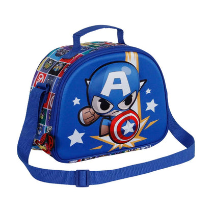 Sac Repas 3D Marvel Captain America « Punch »