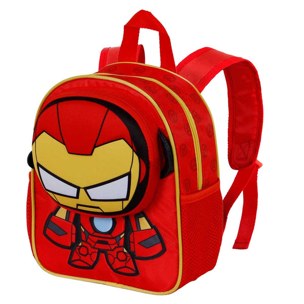 Sac à Dos Pocket Marvel « Iron Man Bobblehead »