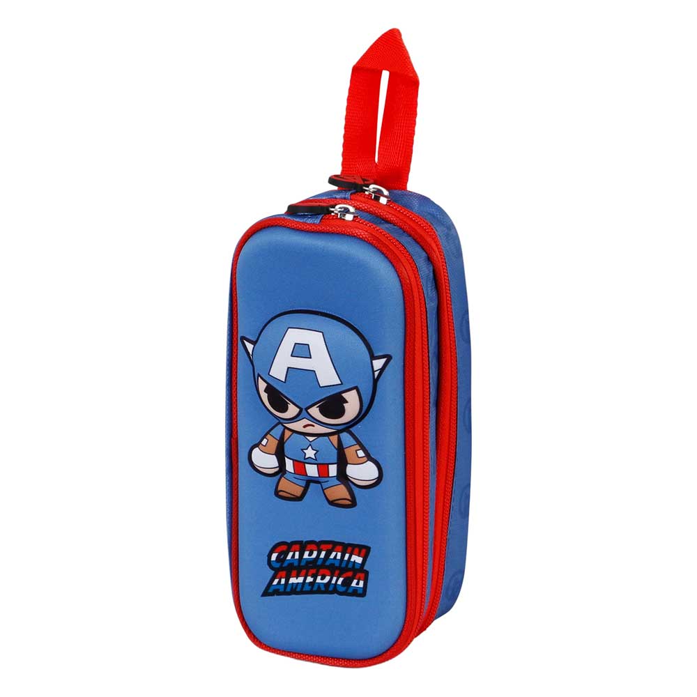 Trousse 3D Double Marvel Captain America « Bobblehead »
