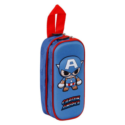 Trousse 3D Double Marvel Captain America « Bobblehead »