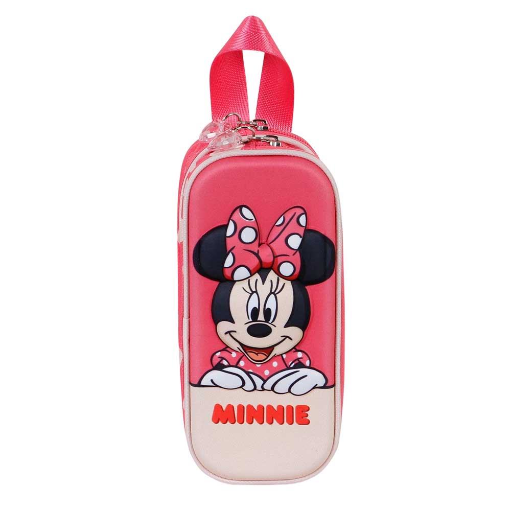 Trousse 3D Double Disney Minnie Mouse « Bobblehead »