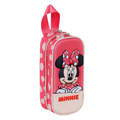 Trousse 3D Double Disney Minnie Mouse « Bobblehead »