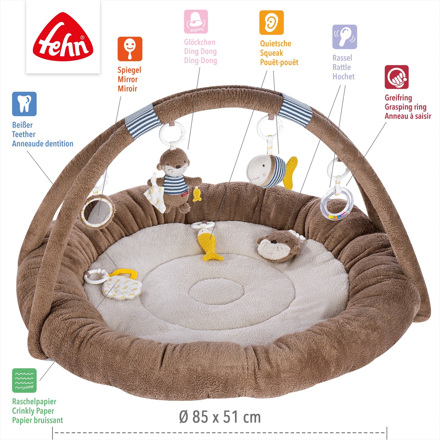 3-D-Activity-Nest Otter Theo