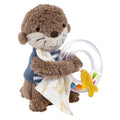 Anneau hochet loutre Theo – 14 cm