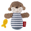 Mini-hochet loutre Theo – 9,5 cm