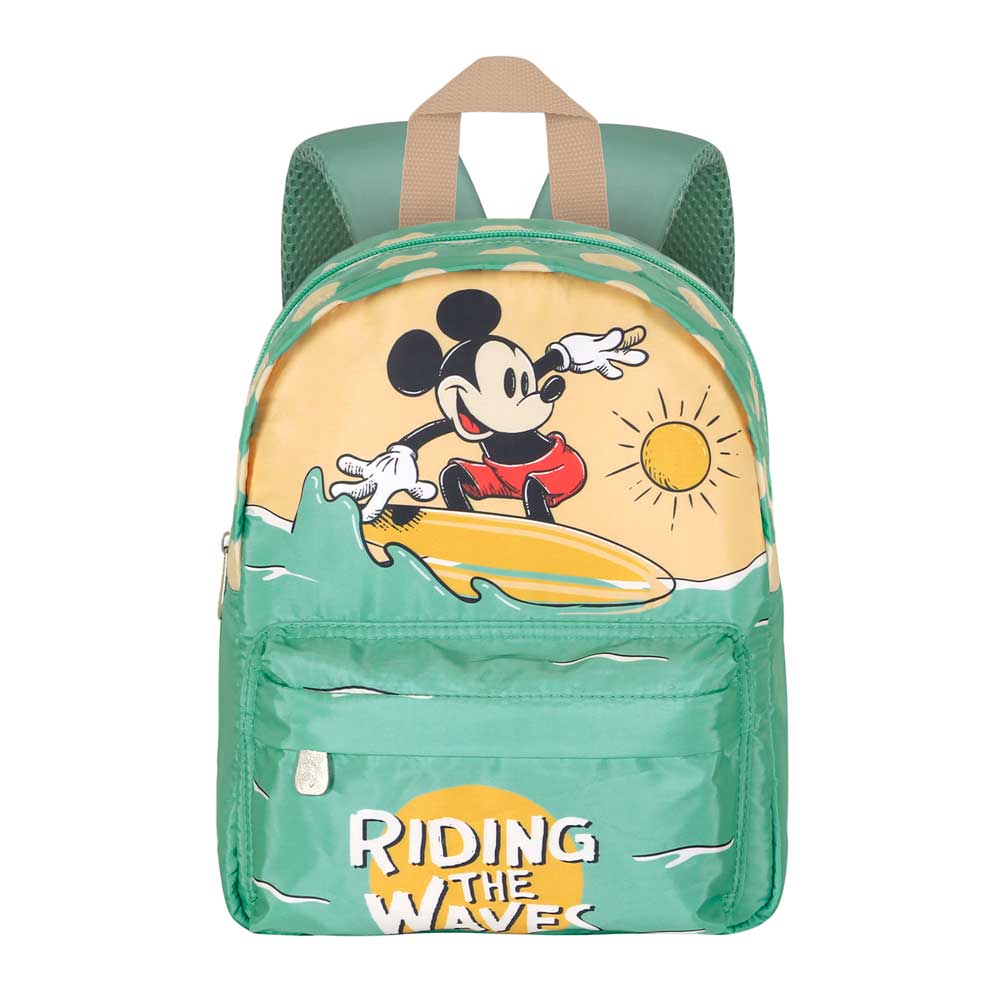 Sac à Dos Préscolaire Joy Disney Mickey Mouse « Surf » – Turquoise