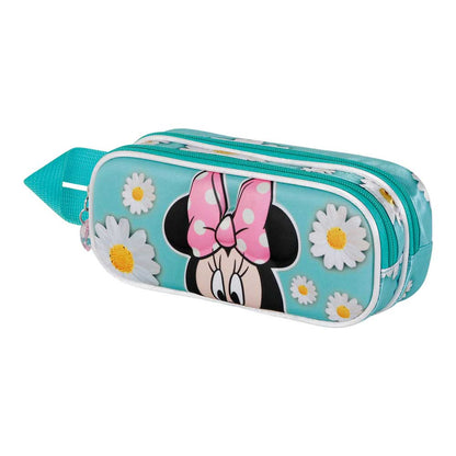 Trousse 3D Double Disney Minnie Mouse « Spring » – Bleu
