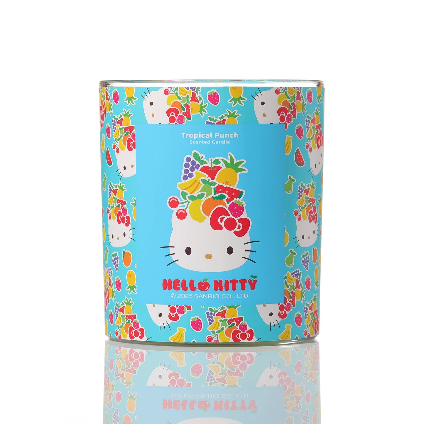 Blue Candle with Original Hello Kitty Print, Tropical Punch Scent
