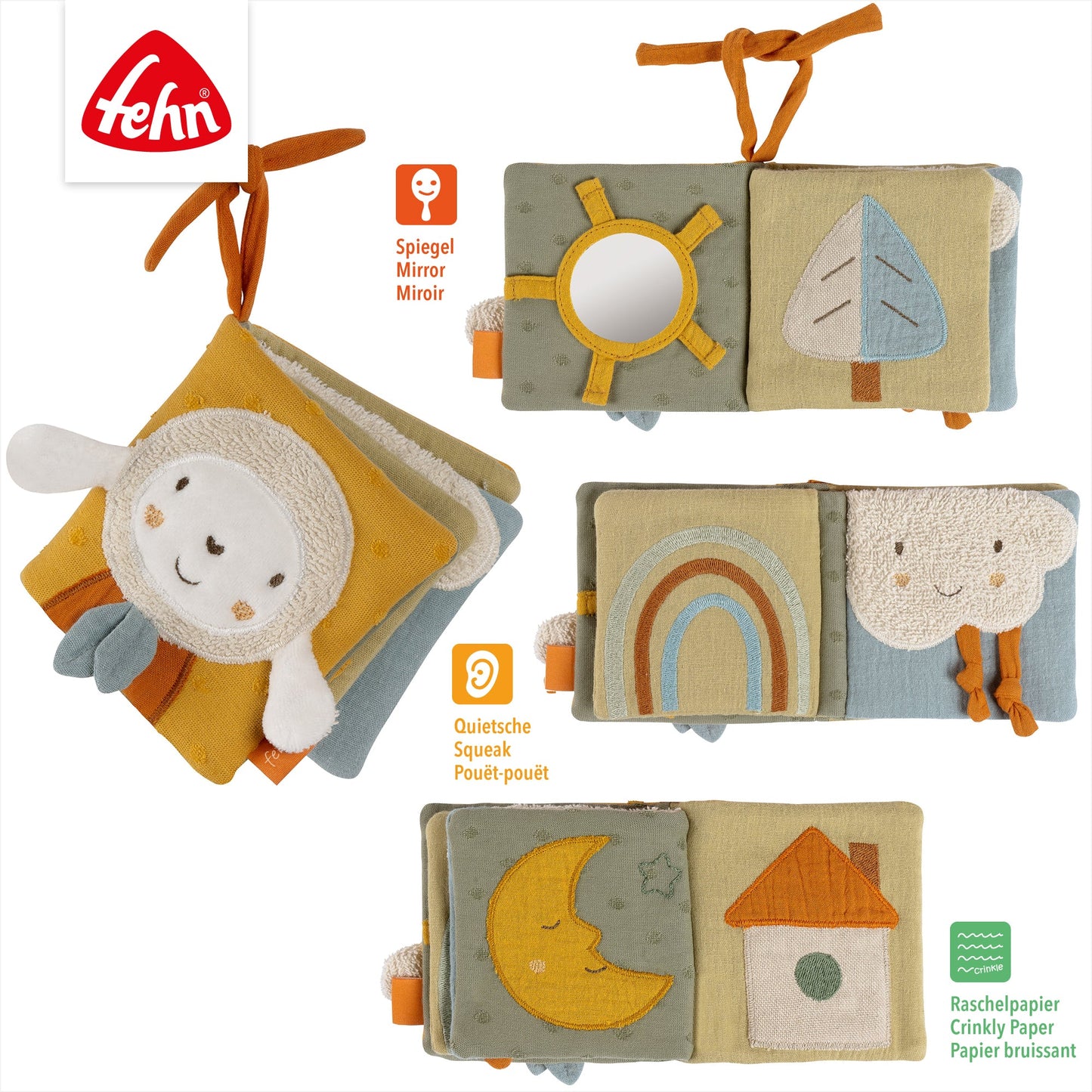Fabric book sheep