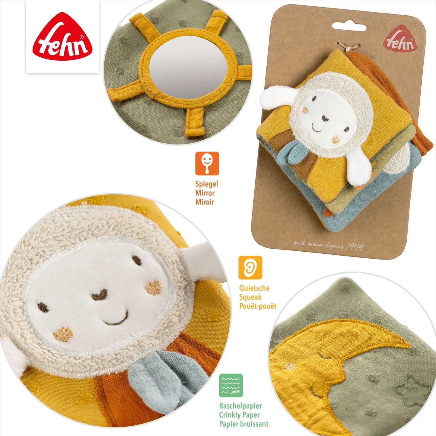Fabric book sheep