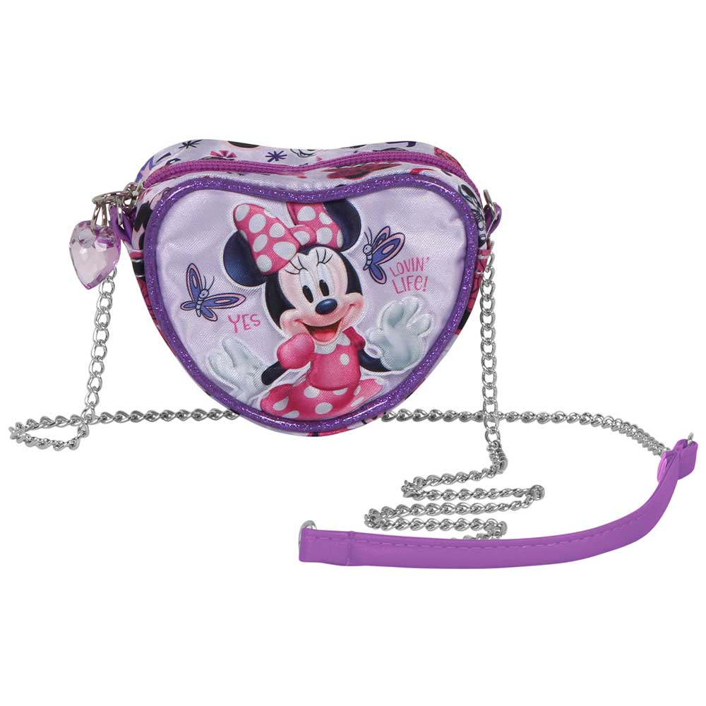 Sac à Bandoulière Mini Coeur Disney Minnie Mouse « Butterflies »
