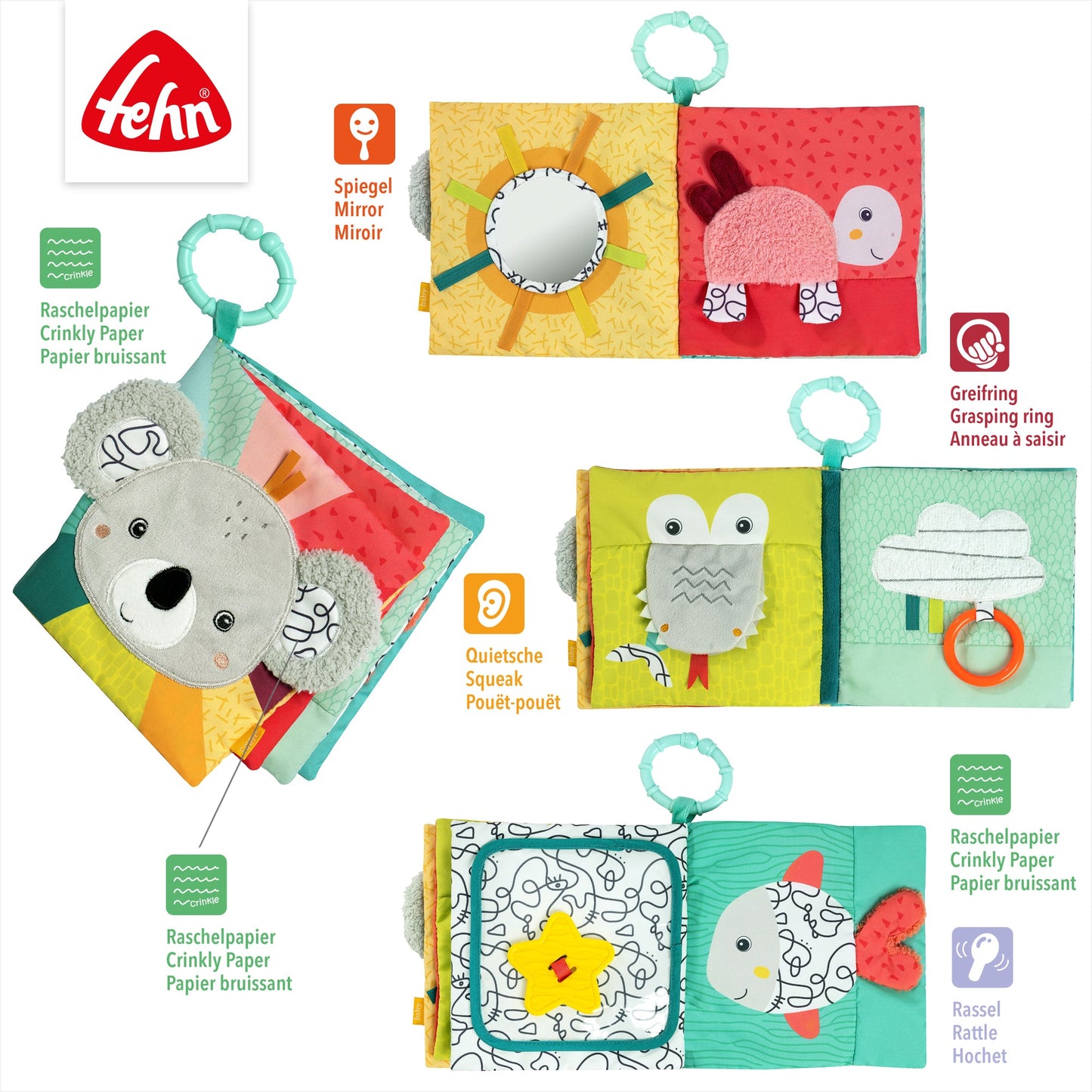 Fabric book Koala