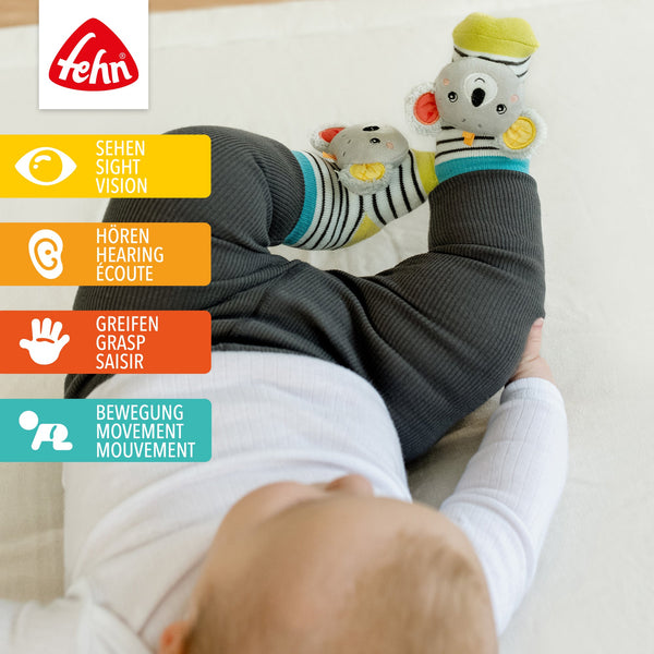 Koala Rattle Socks