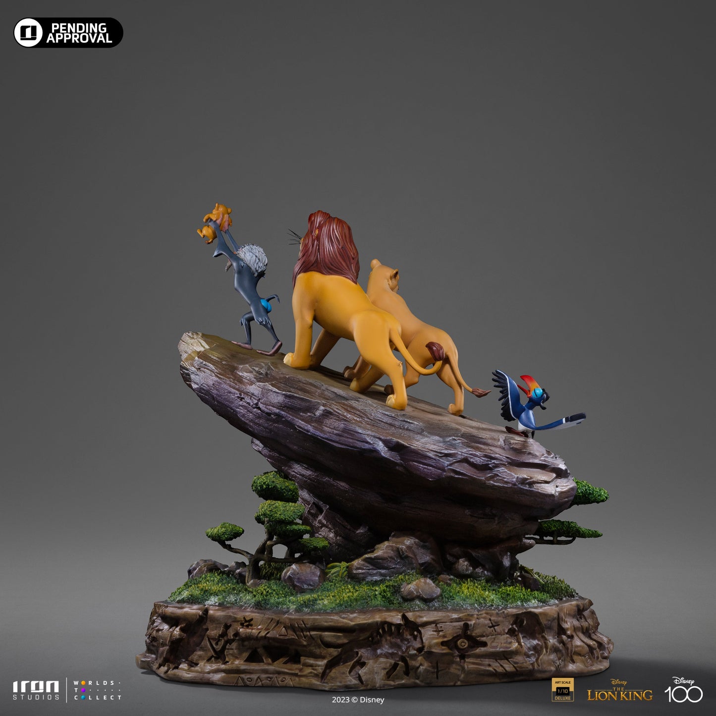 Statue Lion King Deluxe - Disney 100th - The Lion King - Art Scale 1/10 - Disney Classics