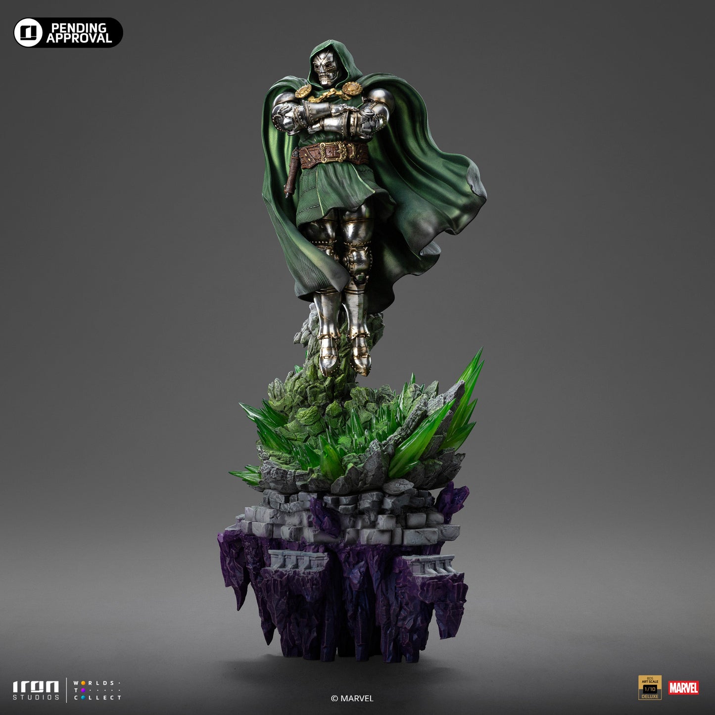 Doctor Doom Deluxe Statue - Infinity Gauntlet Diorama - BDS Art Scale 1/10 - Iron Studios