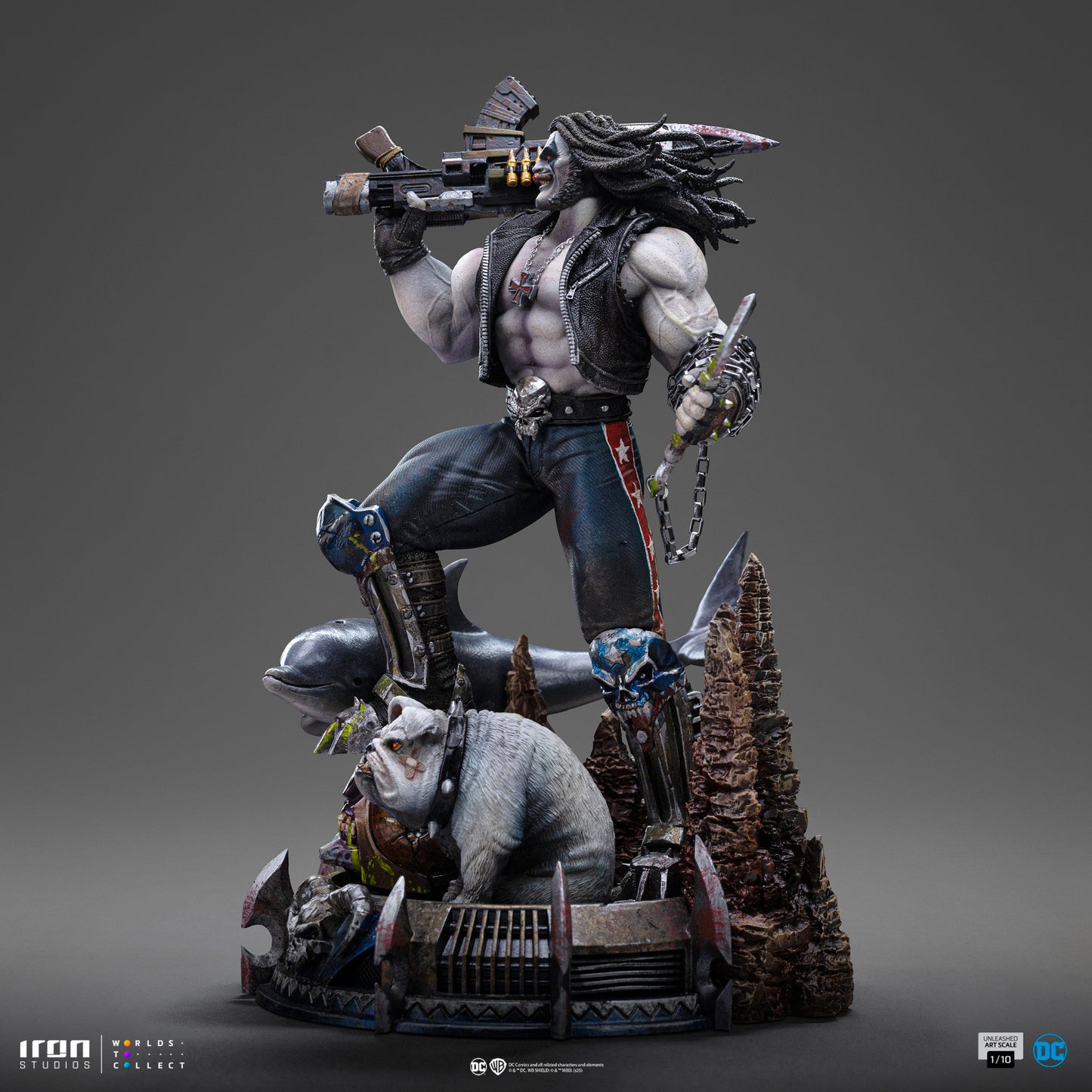 Pre-Order - Lobo Unleashed Statue - DC Comics - Art Scale 1/10 - Iron Studios