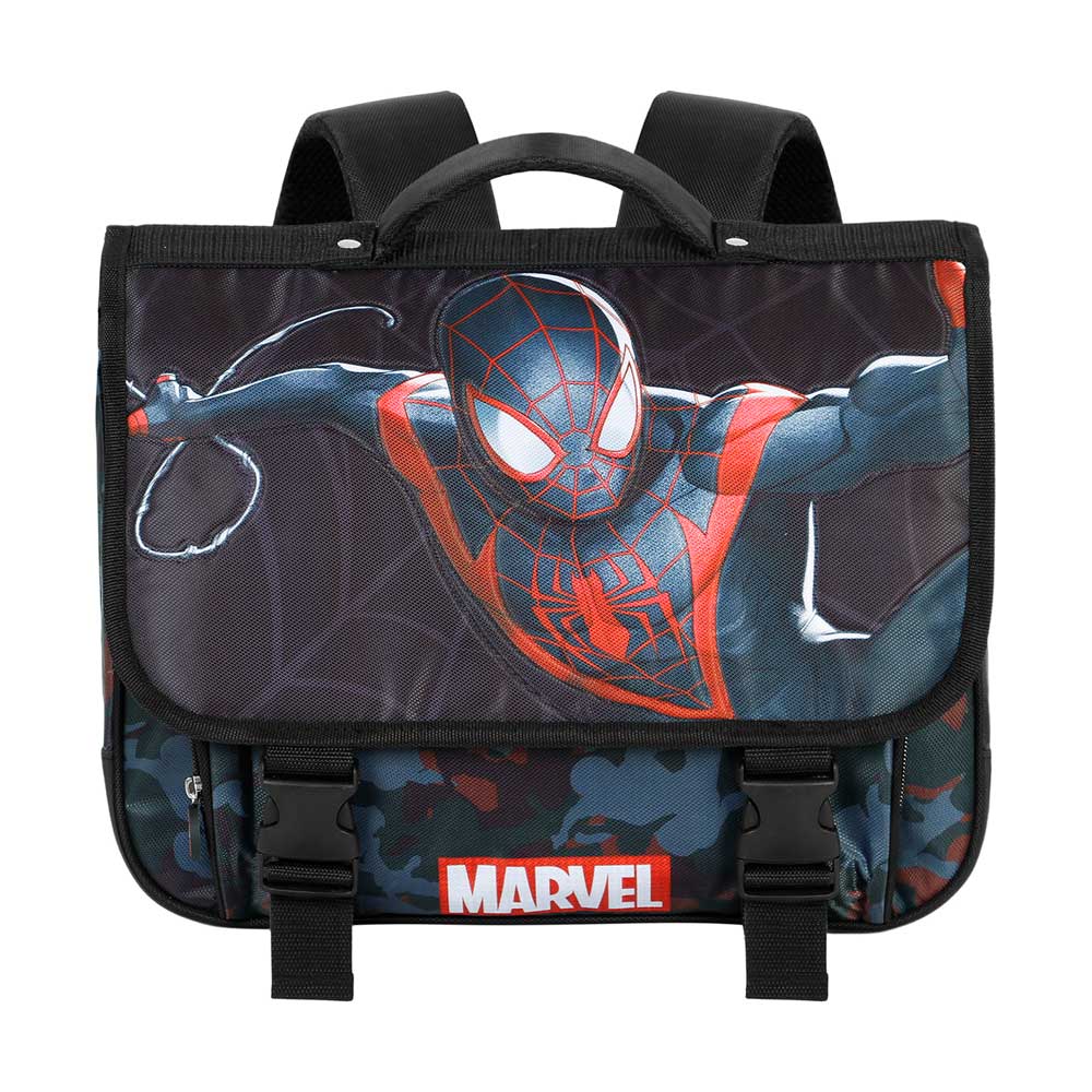 Cartable 2.0 Marvel Spider-Man « Miles » – Noir
